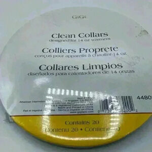 GiGi Wax Warmer clean Collars Disposable Paper quantity 20for 14oz